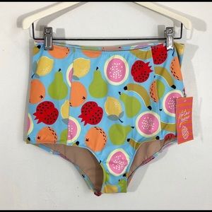 Kortni Jean fruit salad citrus high waisted M